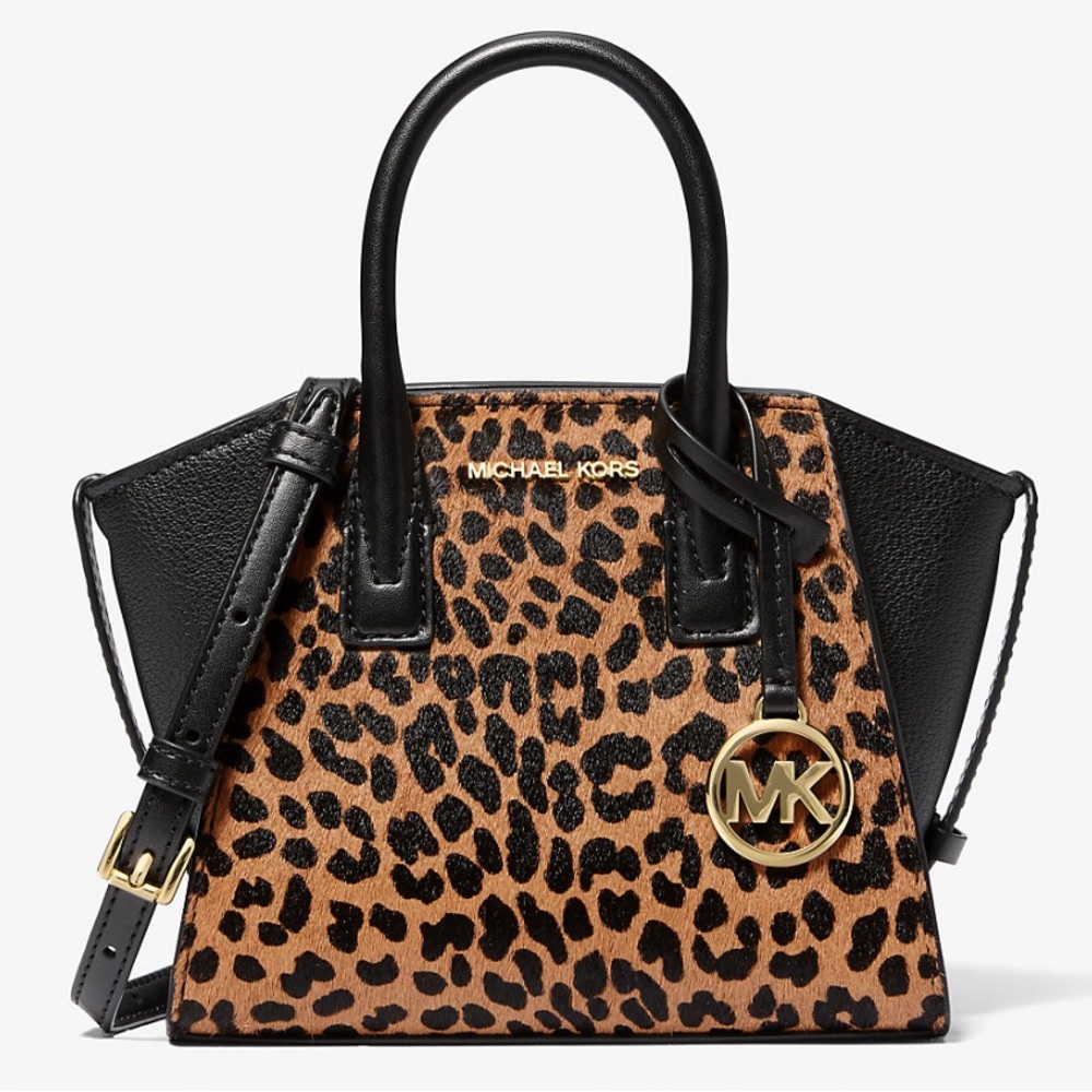 Michael Kors Extra Small Cheetah Print Calf Hair & Leather Satchel - NWT